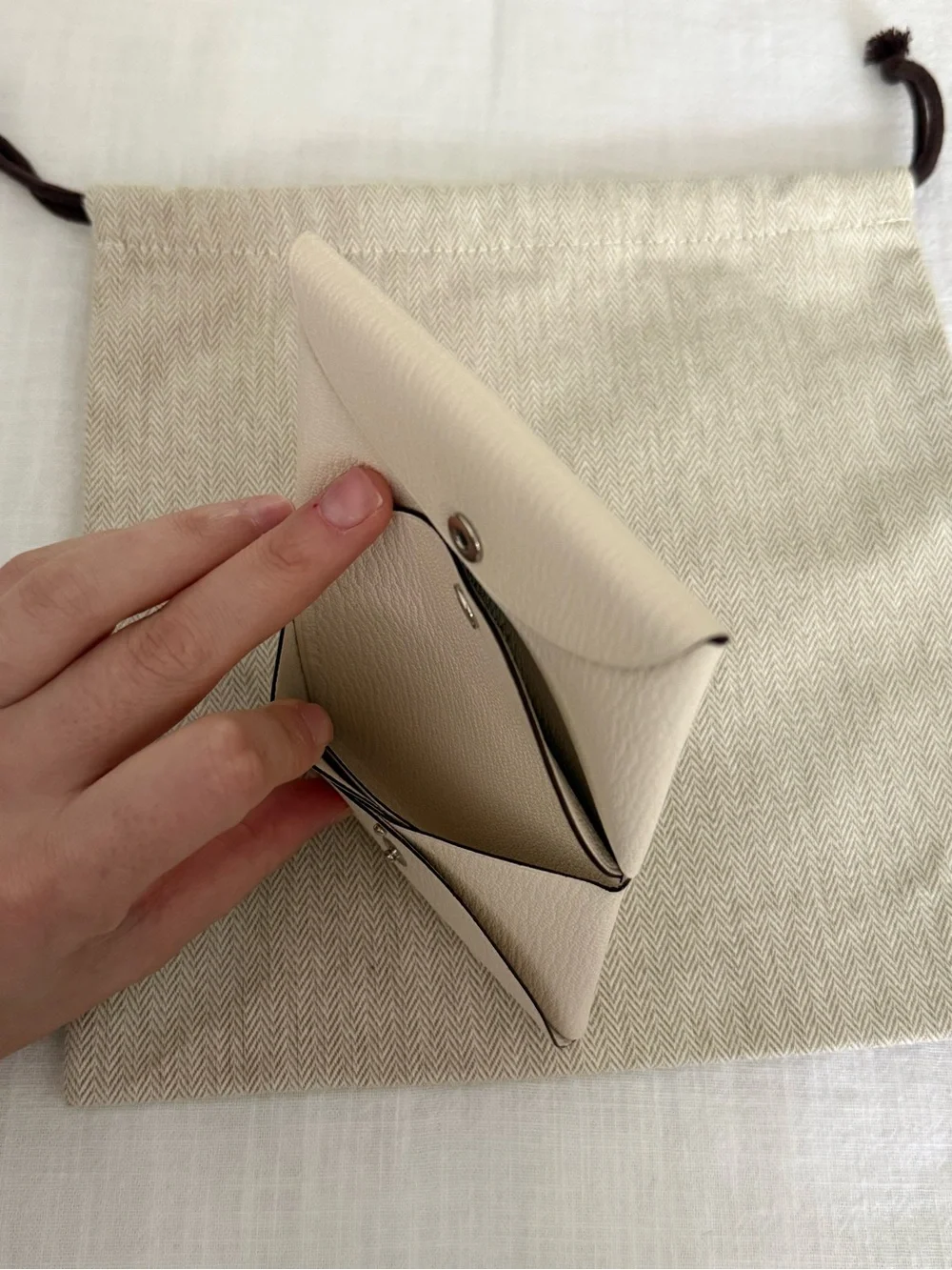 Hermes Calvi Duo Compact card holder